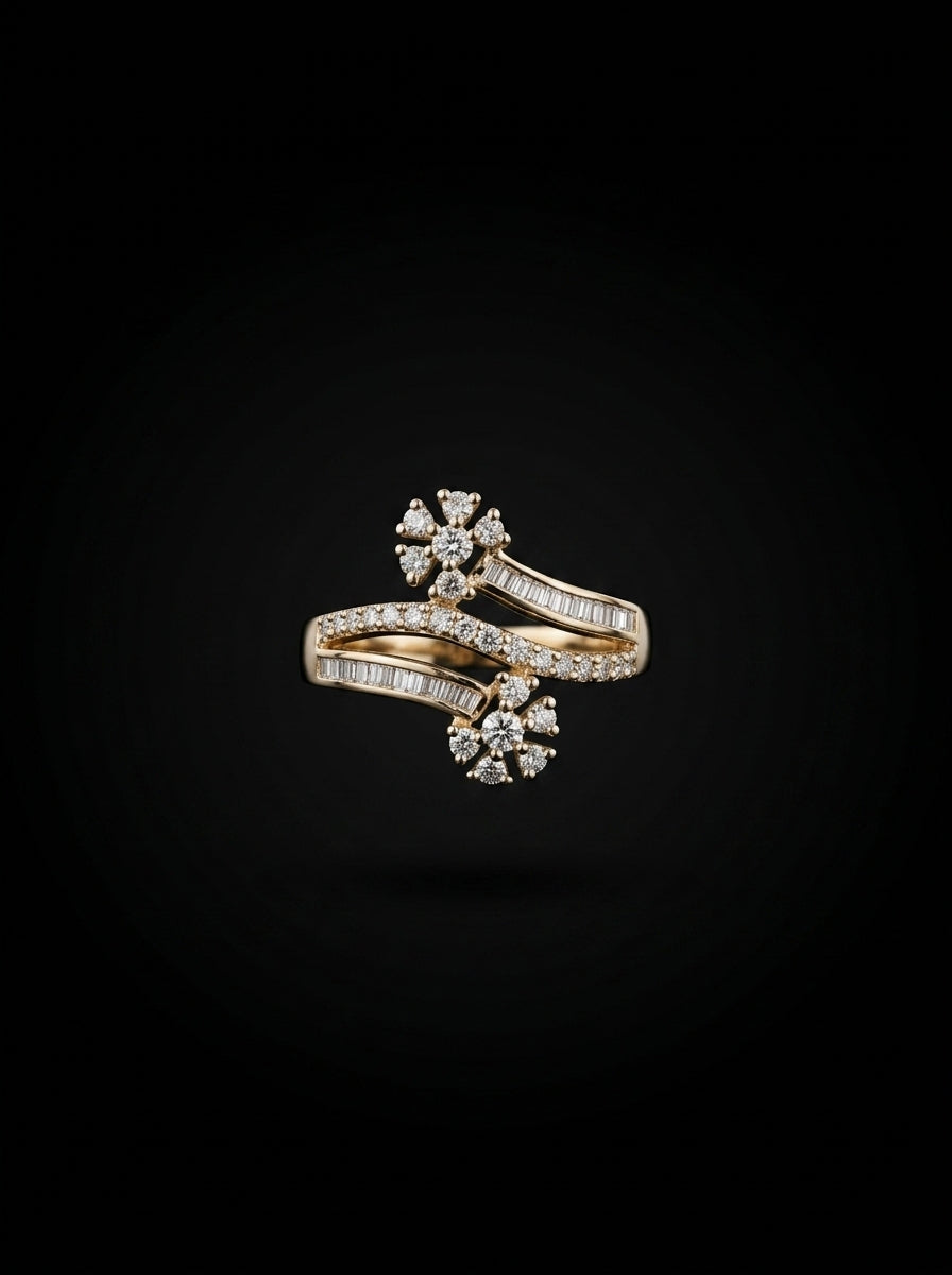 0.7Ct of Ring with the Purity of 18k