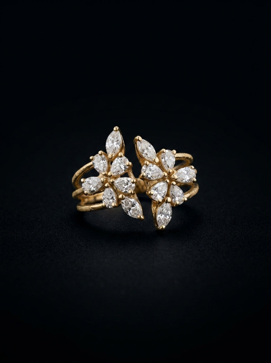1.4Ct of Ring with the Purity of 18k