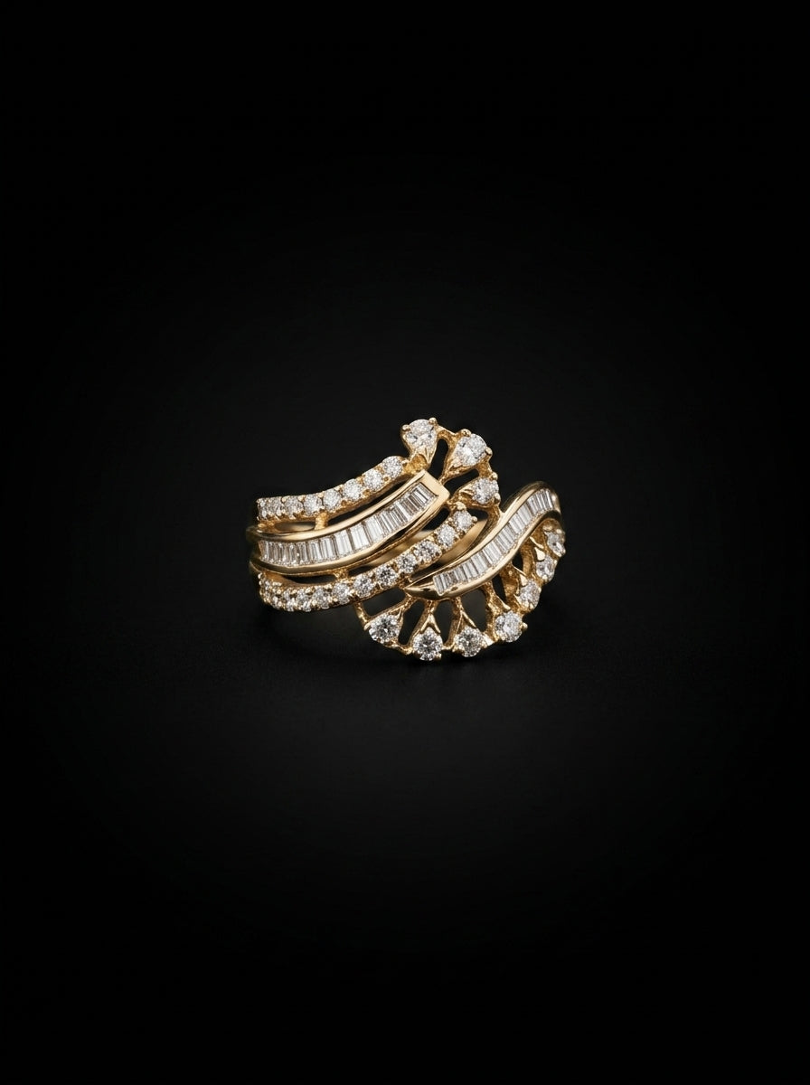 0.75Ct of Ring with the Purity of 18k