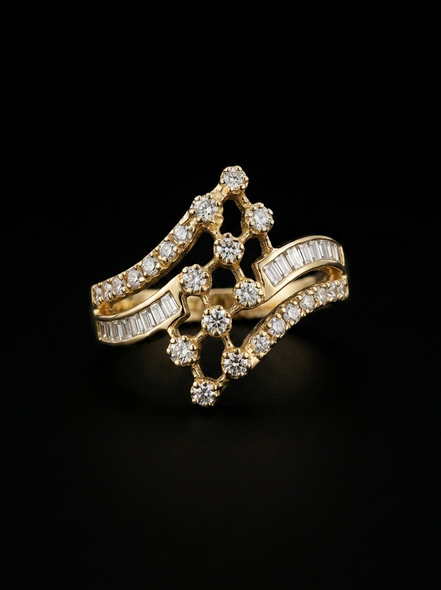 0.65Ct of Ring with the Purity of 18k
