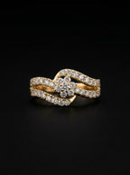 0.7Ct of Ring with the Purity of 18k