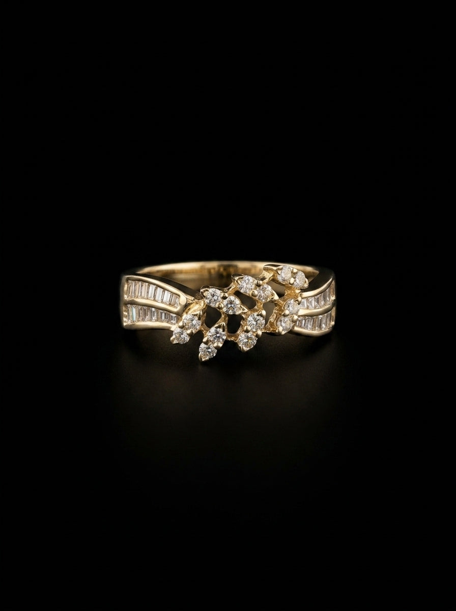 0.4Ct of Ring with the Purity of 18k