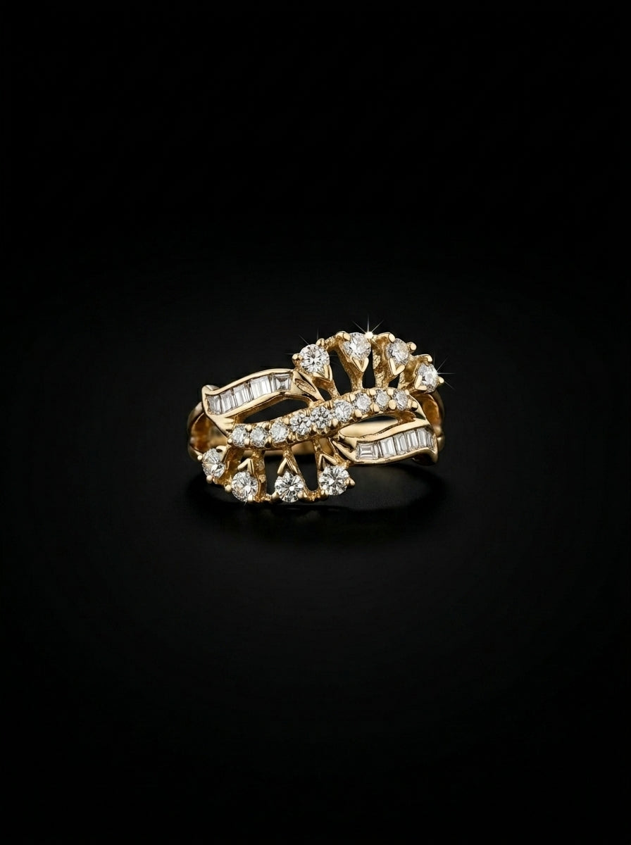 0.5Ct of Ring with the Purity of 18k
