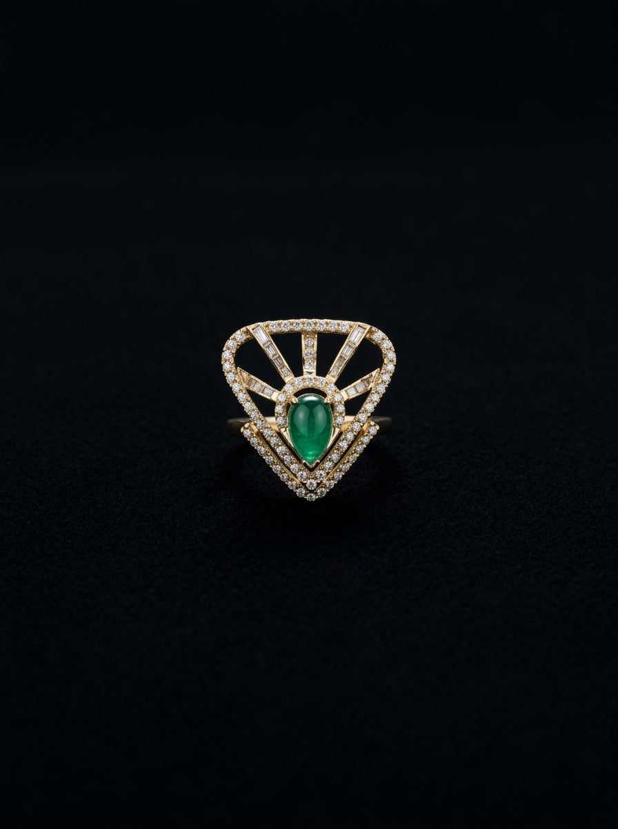 2.6Ct of Ring with the Purity of 18k
