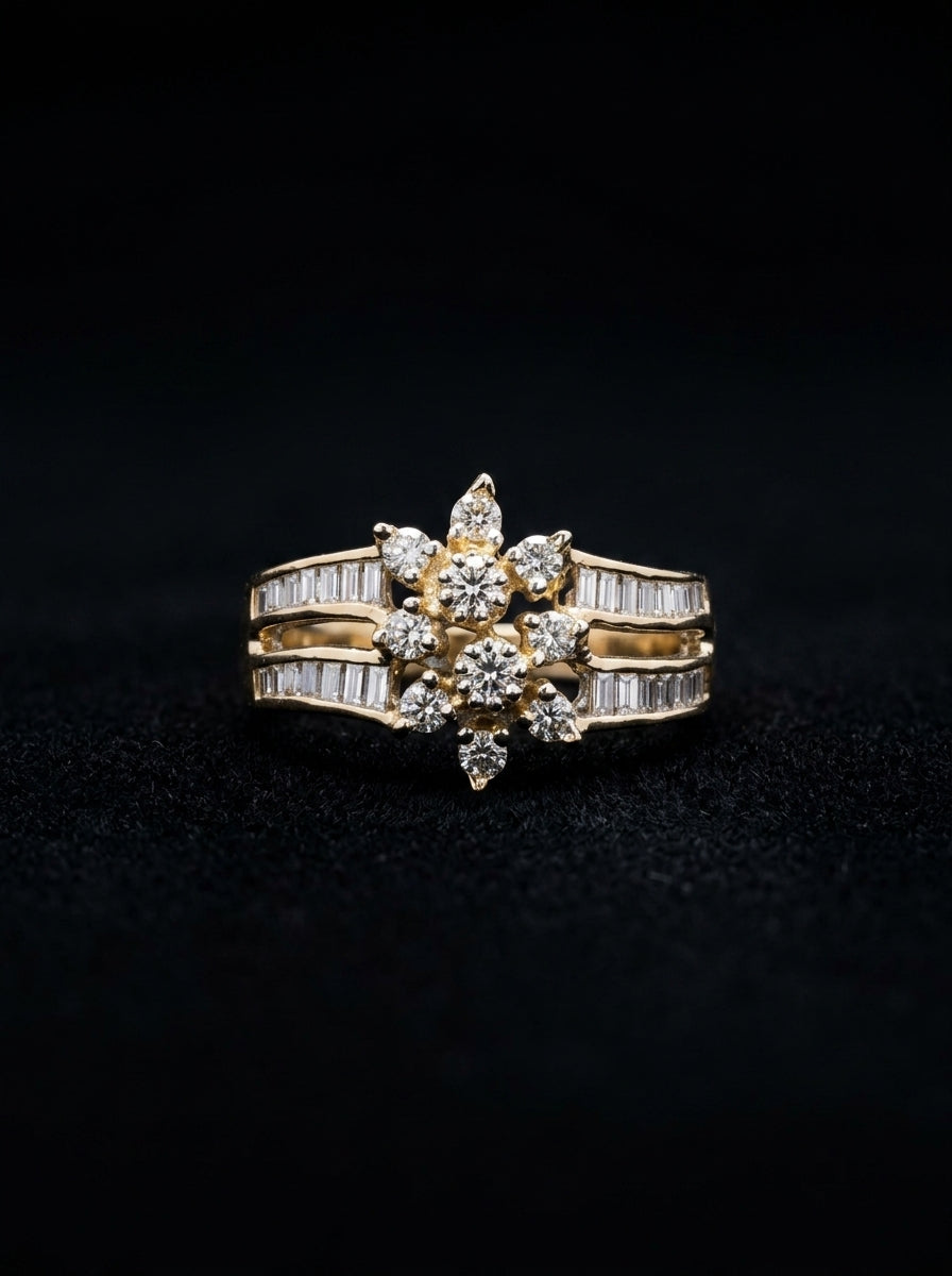 0.6Ct of Ring with the Purity of 18k