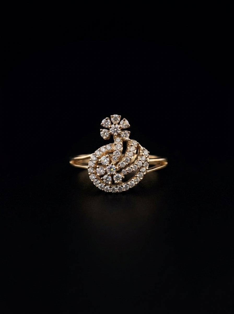 0.6Ct of Ring with the Purity of 18k