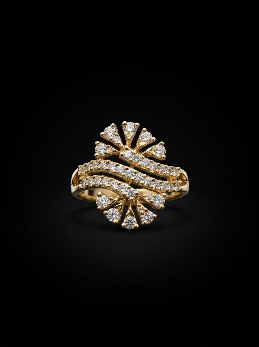 1Ct of Ring with the Purity of 18k