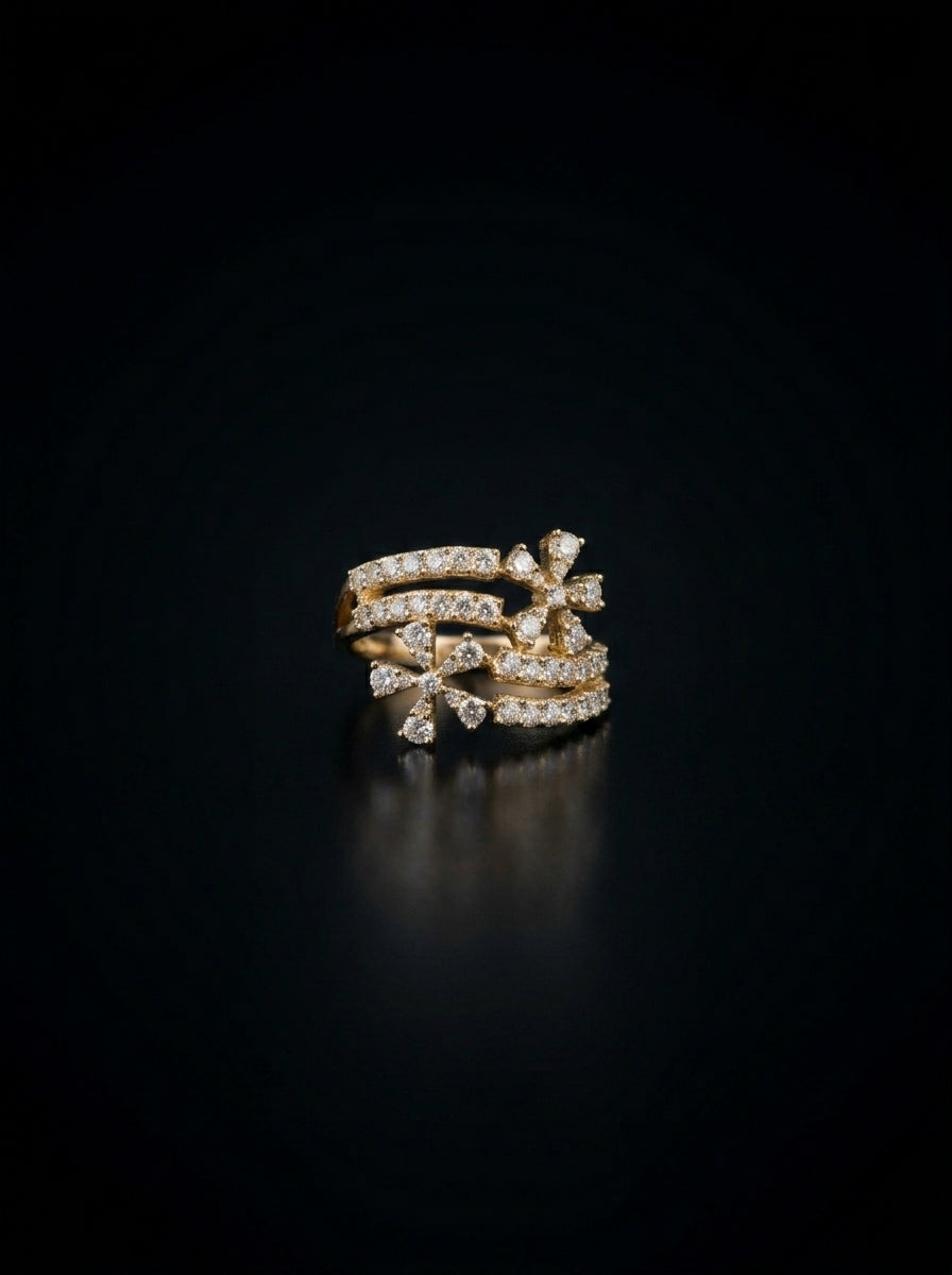 1Ct of Ring with the Purity of 18k