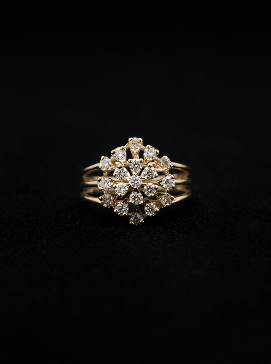 0.8Ct of Ring with the Purity of 18k