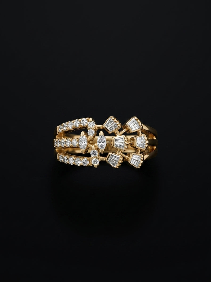 0.6Ct of Ring with the Purity of 18k