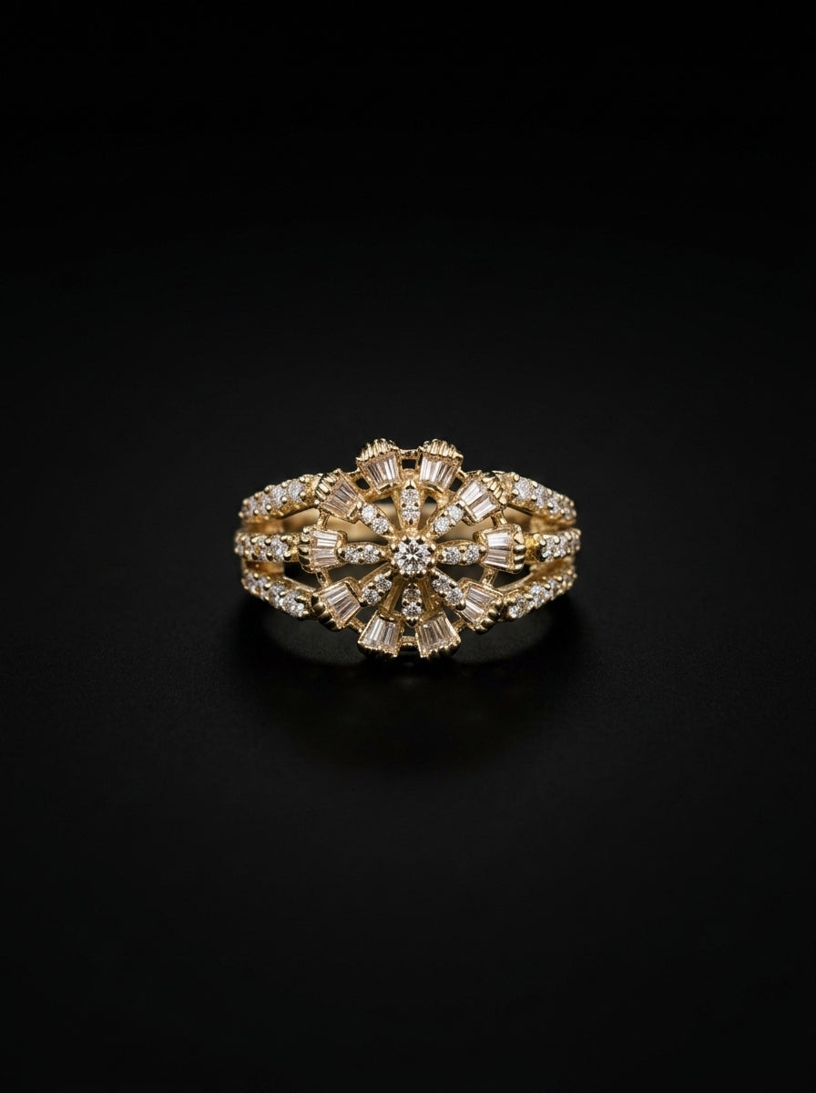 1.1Ct of Ring with the Purity of 18k