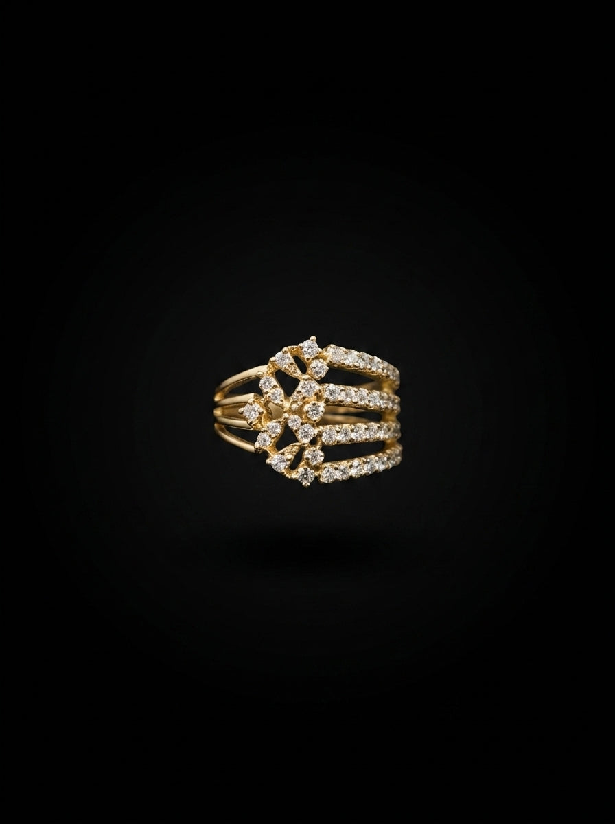 1Ct of Ring with the Purity of 18k