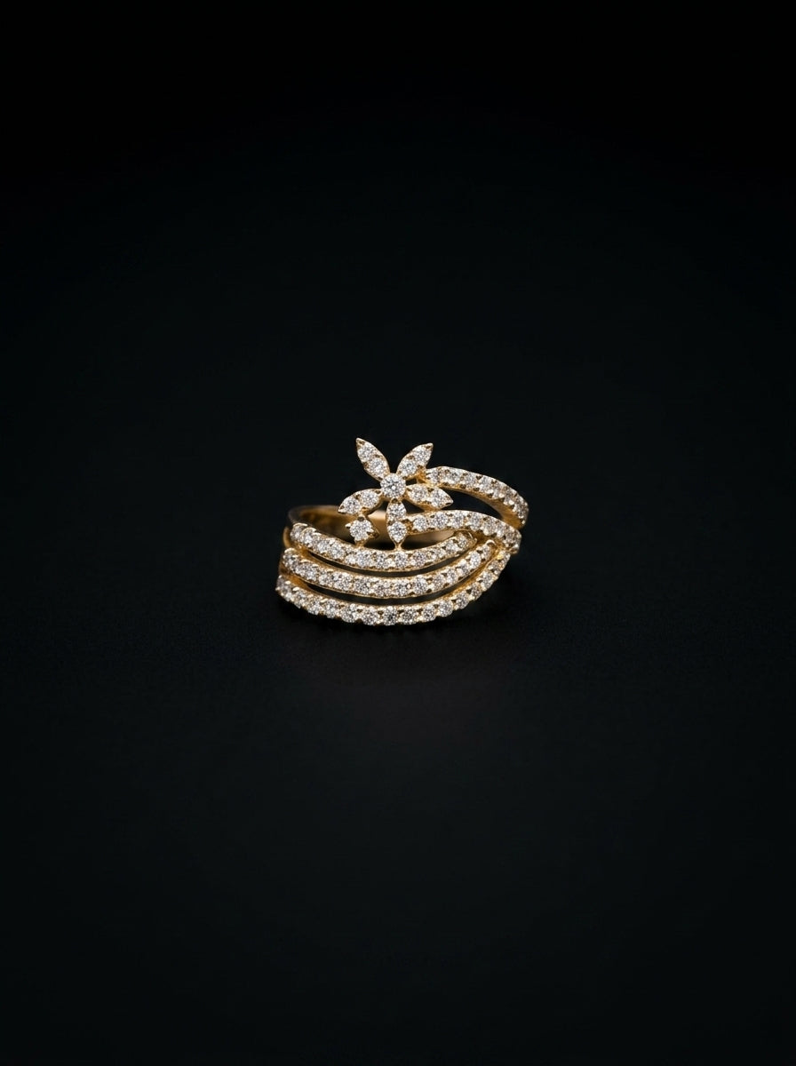 1.1Ct of Ring with the Purity of 18k