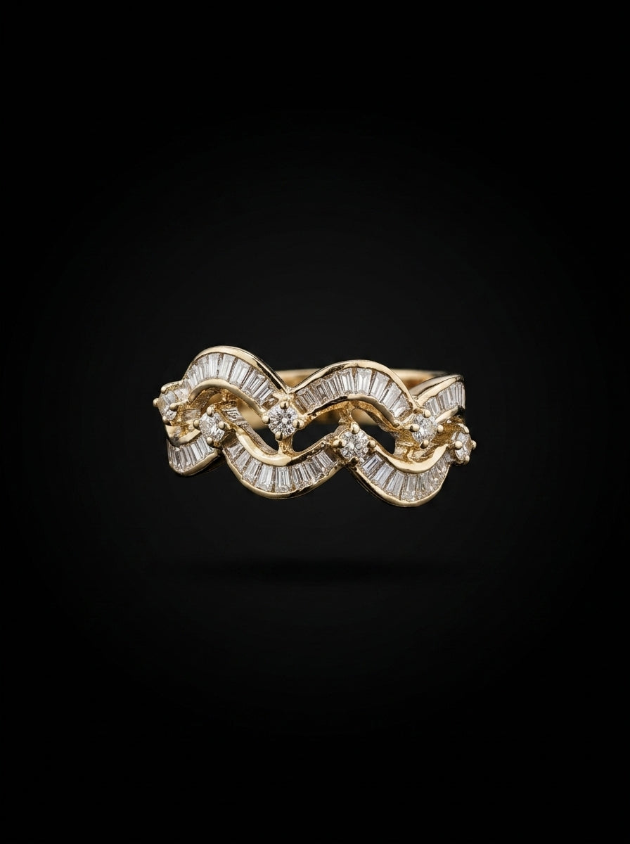 0.5Ct of Ring with the Purity of 18k
