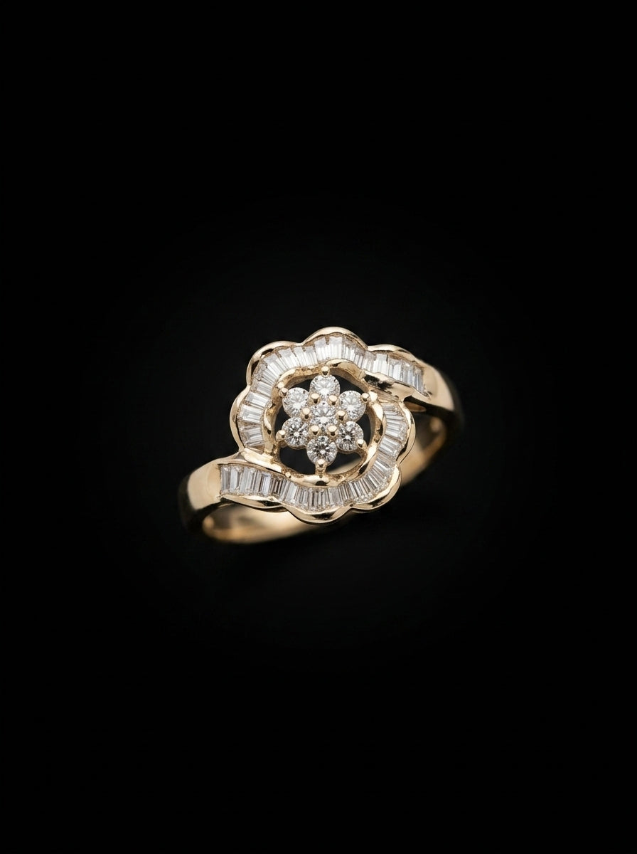 0.75Ct of Ring with the Purity of 18k