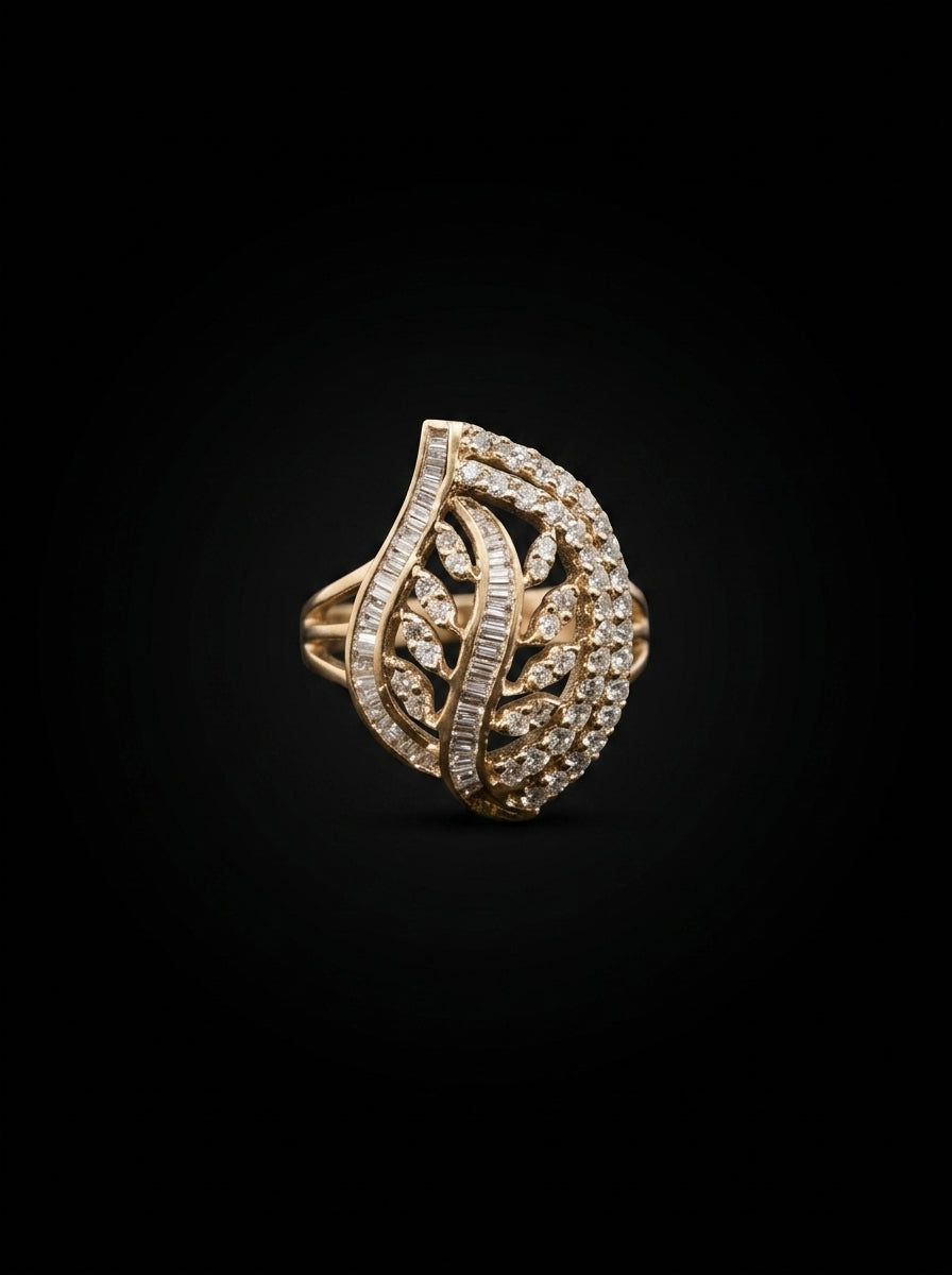 1.1Ct of Ring with the Purity of 18k