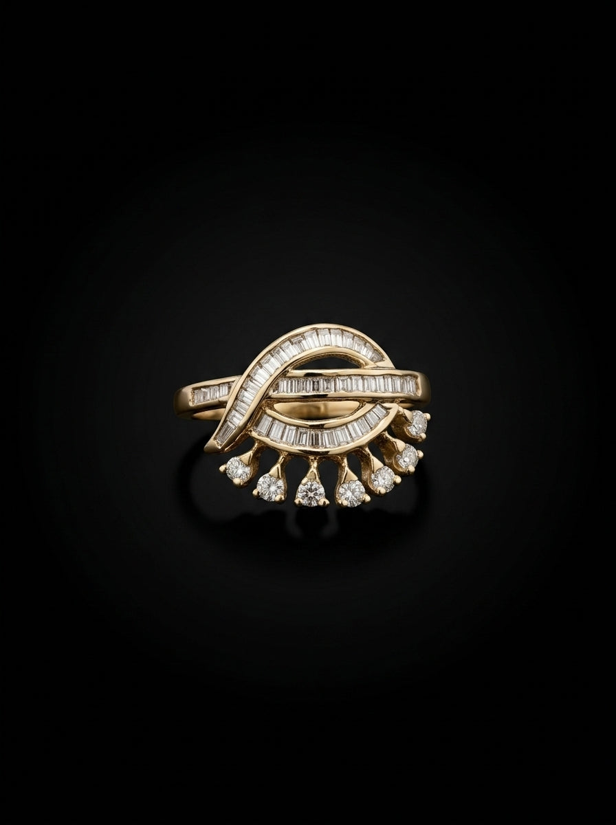 0.65Ct of Ring with the Purity of 18k