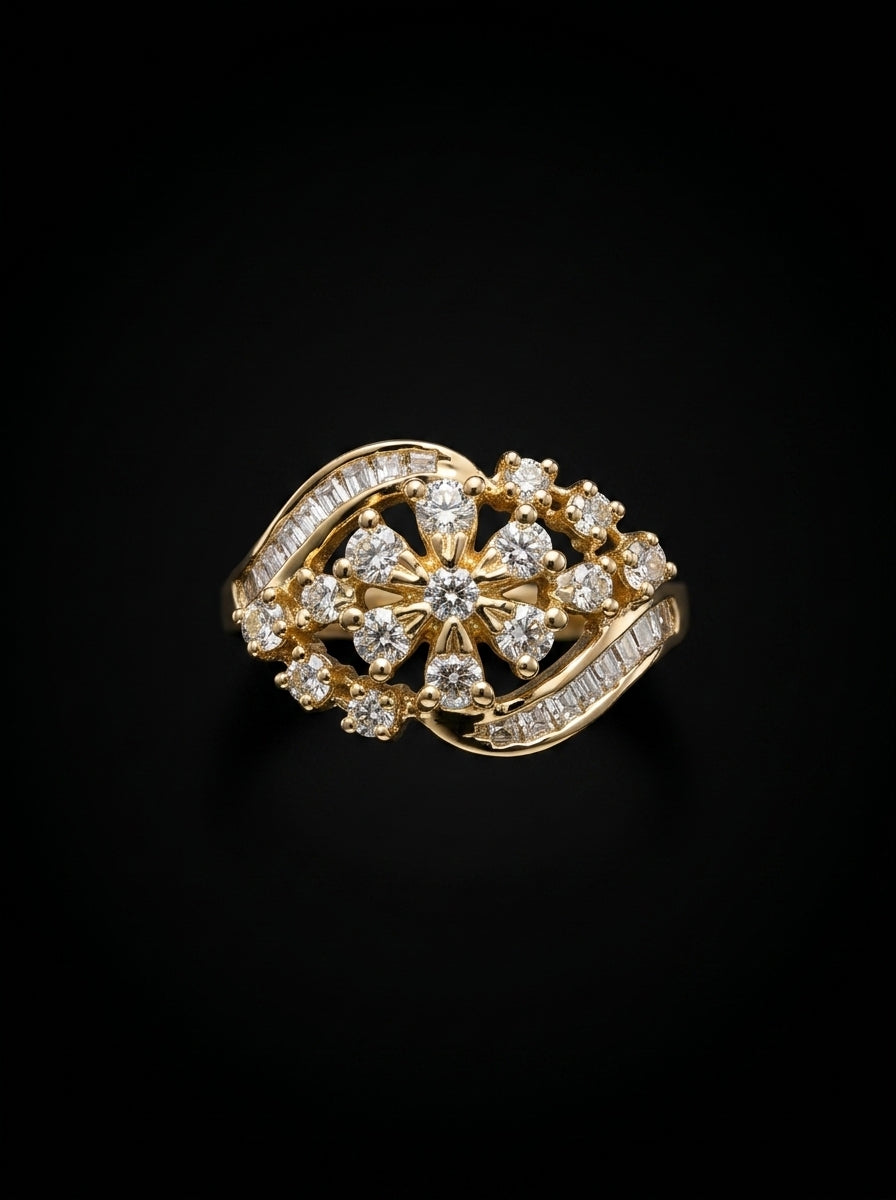 0.65Ct of Ring with the Purity of 18k