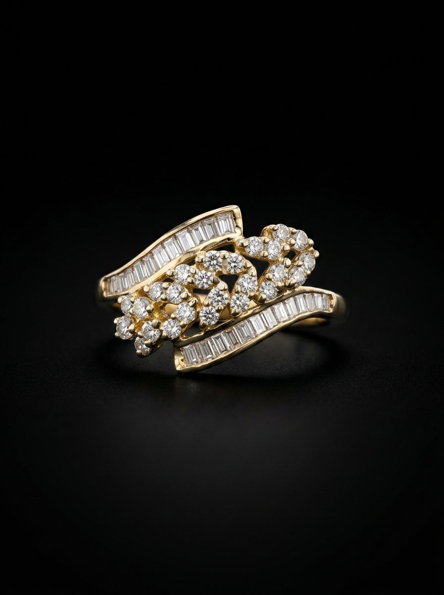 0.5Ct of Ring with the Purity of 18k