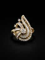 0.8Ct of Ring with the Purity of 18k