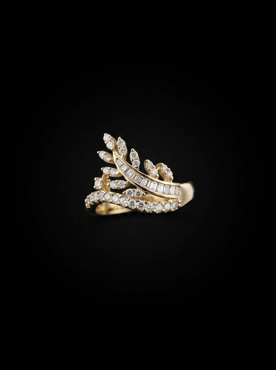 0.7Ct of Ring with the Purity of 18k