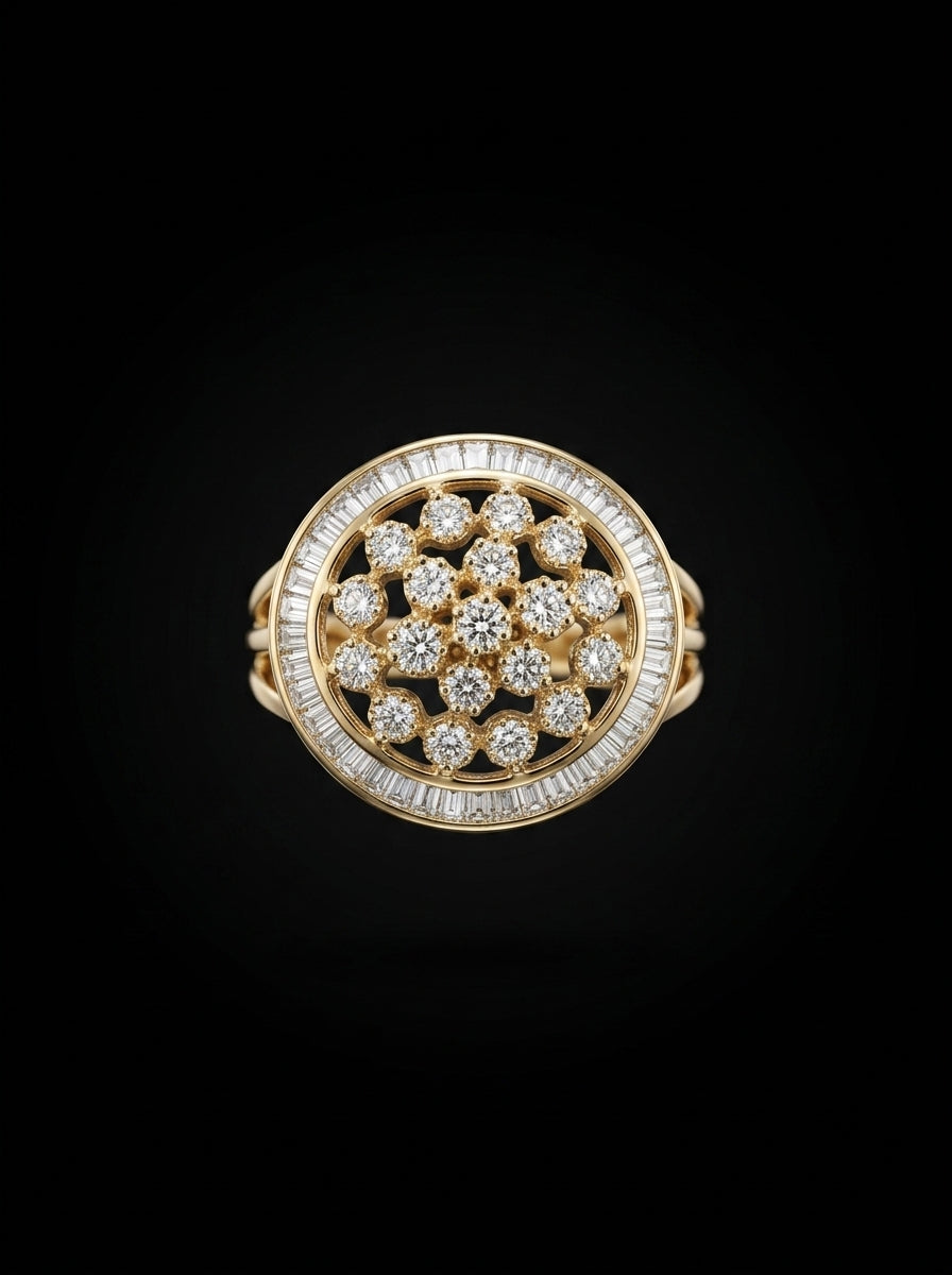 1.2Ct of Ring with the Purity of 18k