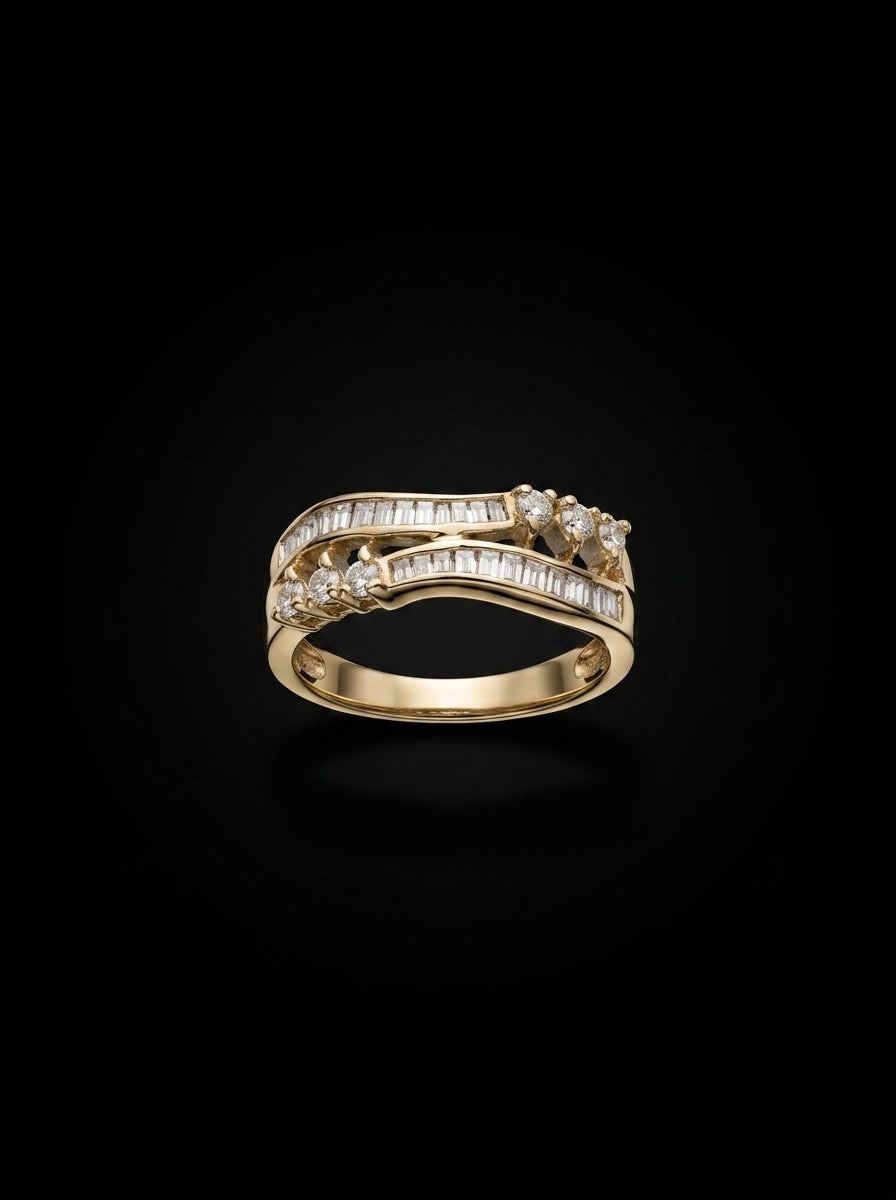 0.45Ct of Ring with the Purity of 18k