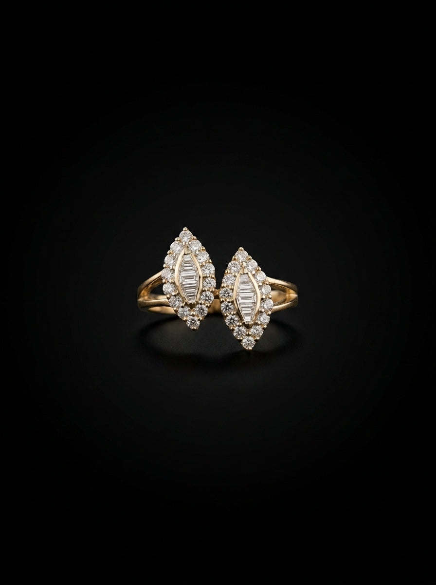 0.8Ct of Ring with the Purity of 18k