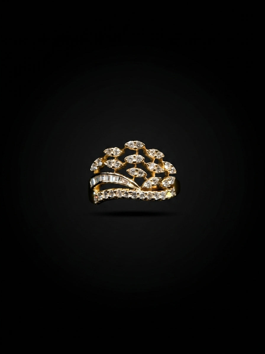 0.7Ct of Ring with the Purity of 18k