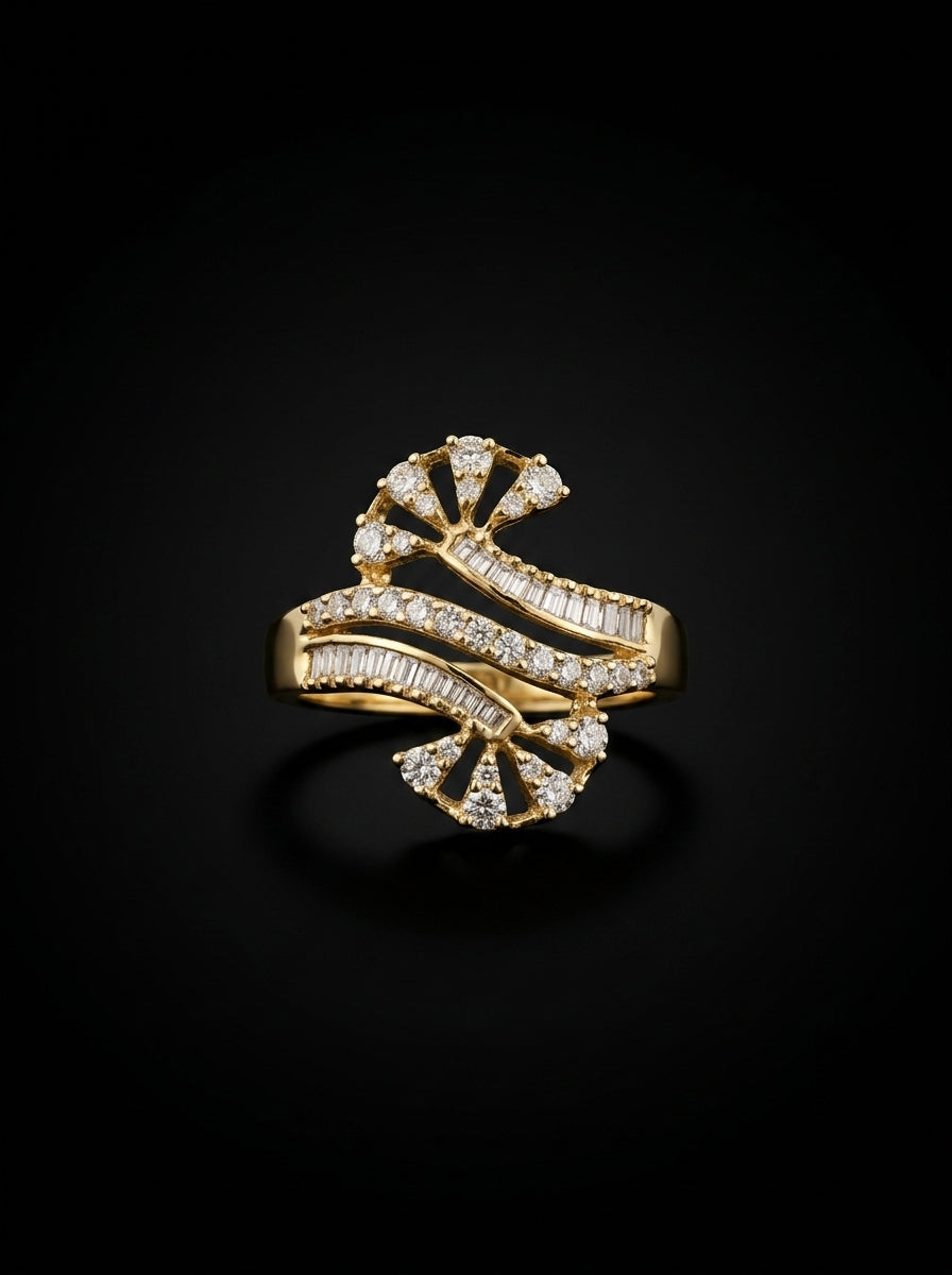 0.7Ct of Ring with the Purity of 18k