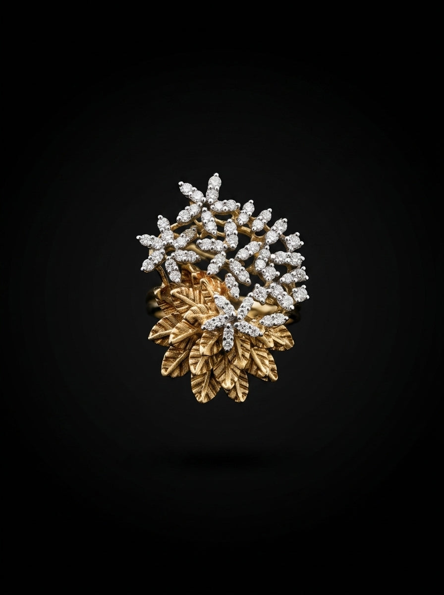 1Ct of Ring with the Purity of 18k