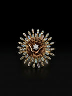 1Ct of Ring with the Purity of 18k