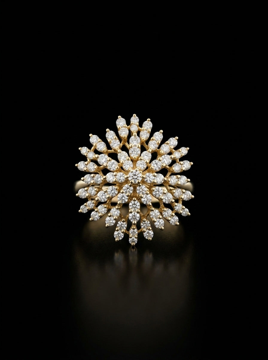 1.9Ct of Ring with the Purity of 14K