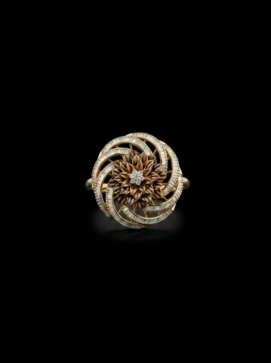 1.55Ct of Ring With the Purity of 18K