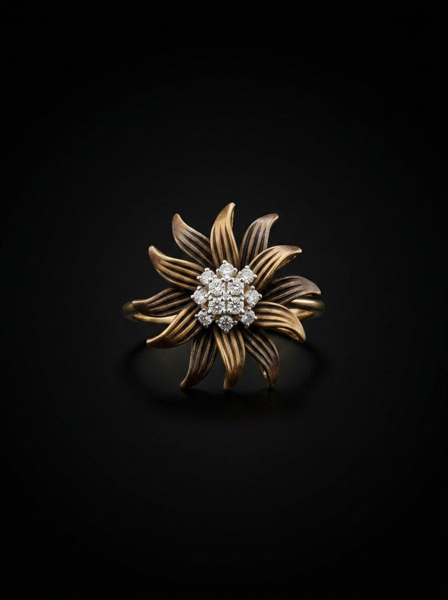 0.5Ct of Ring with the Purity of 14K