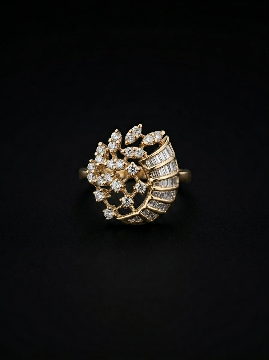 1Ct of Ring with the Purity of 14K