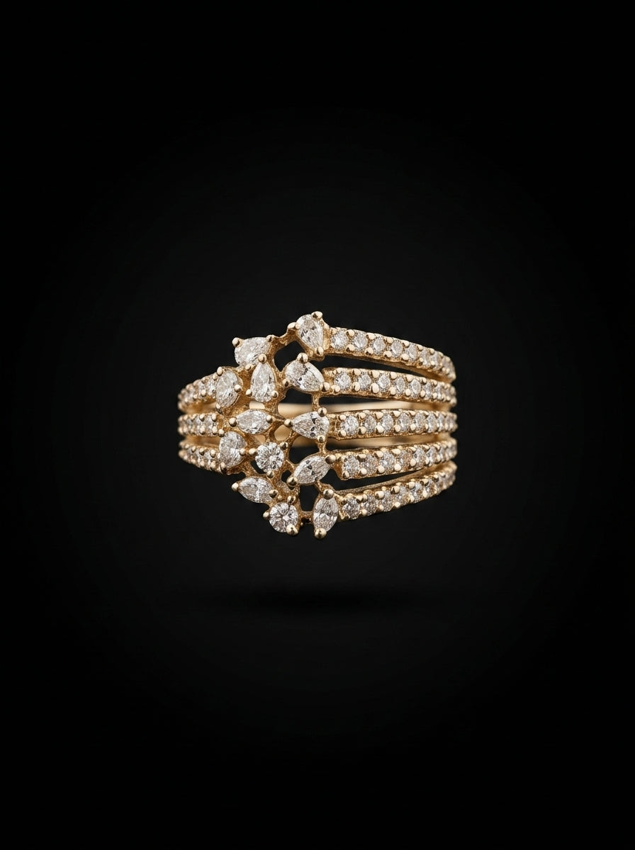1.1Ct of Ring with the Purity of 14K