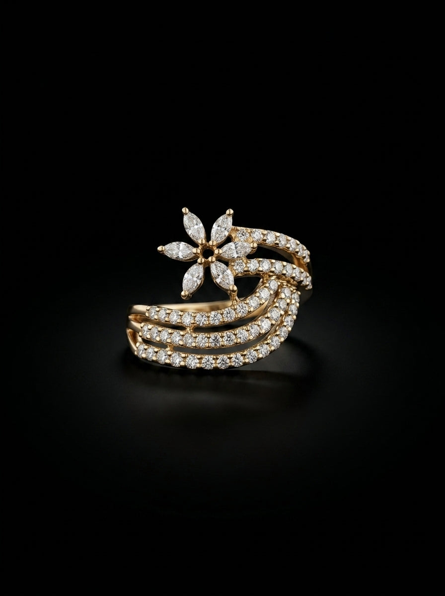 1.3Ct of Ring with the Purity of 14K