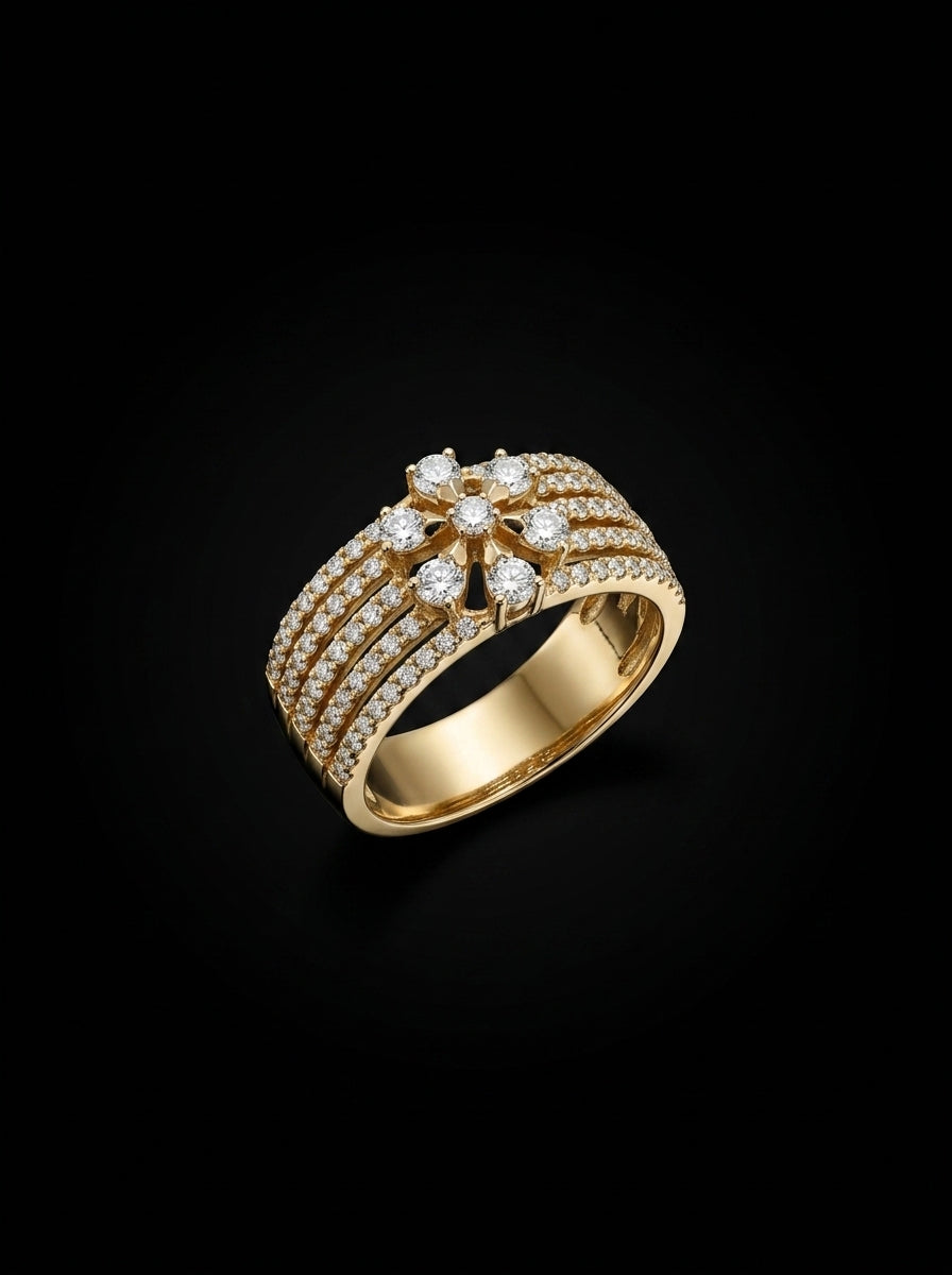 1.5Ct of Ring with the Purity of 14K