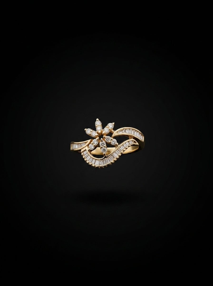 0.45Ct of Ring with the Purity of 14K
