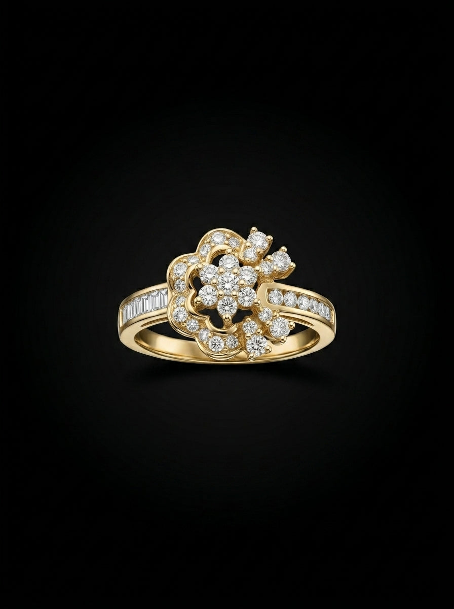 0.45Ct of Ring with the Purity of 14K