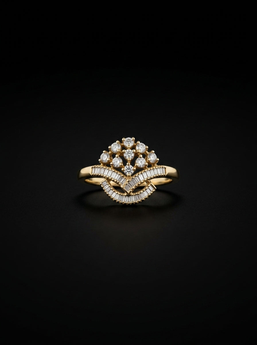 0.65Ct of Ring with the Purity of 14K