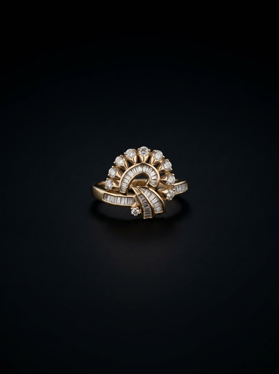 0.65Ct of Ring with the Purity of 14K