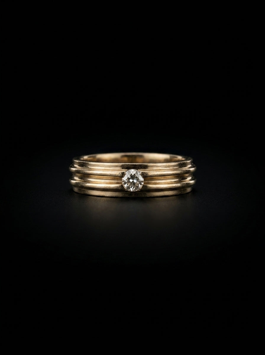 0.5Ct of Ring with the Purity of 14K