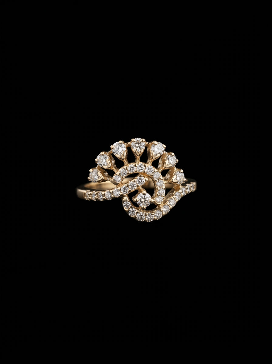 0.63Ct of Ring With the Purity of 18K
