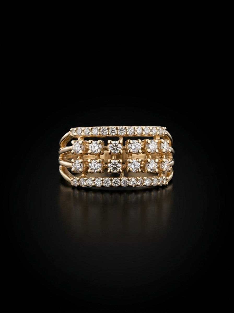 0.72Ct of Ring With the Purity of 18K