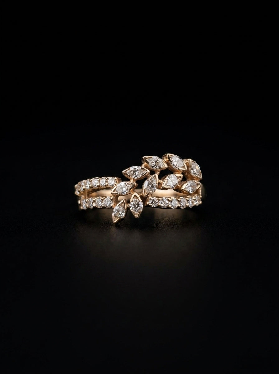 0.8Ct of Ring with the Purity of 14K