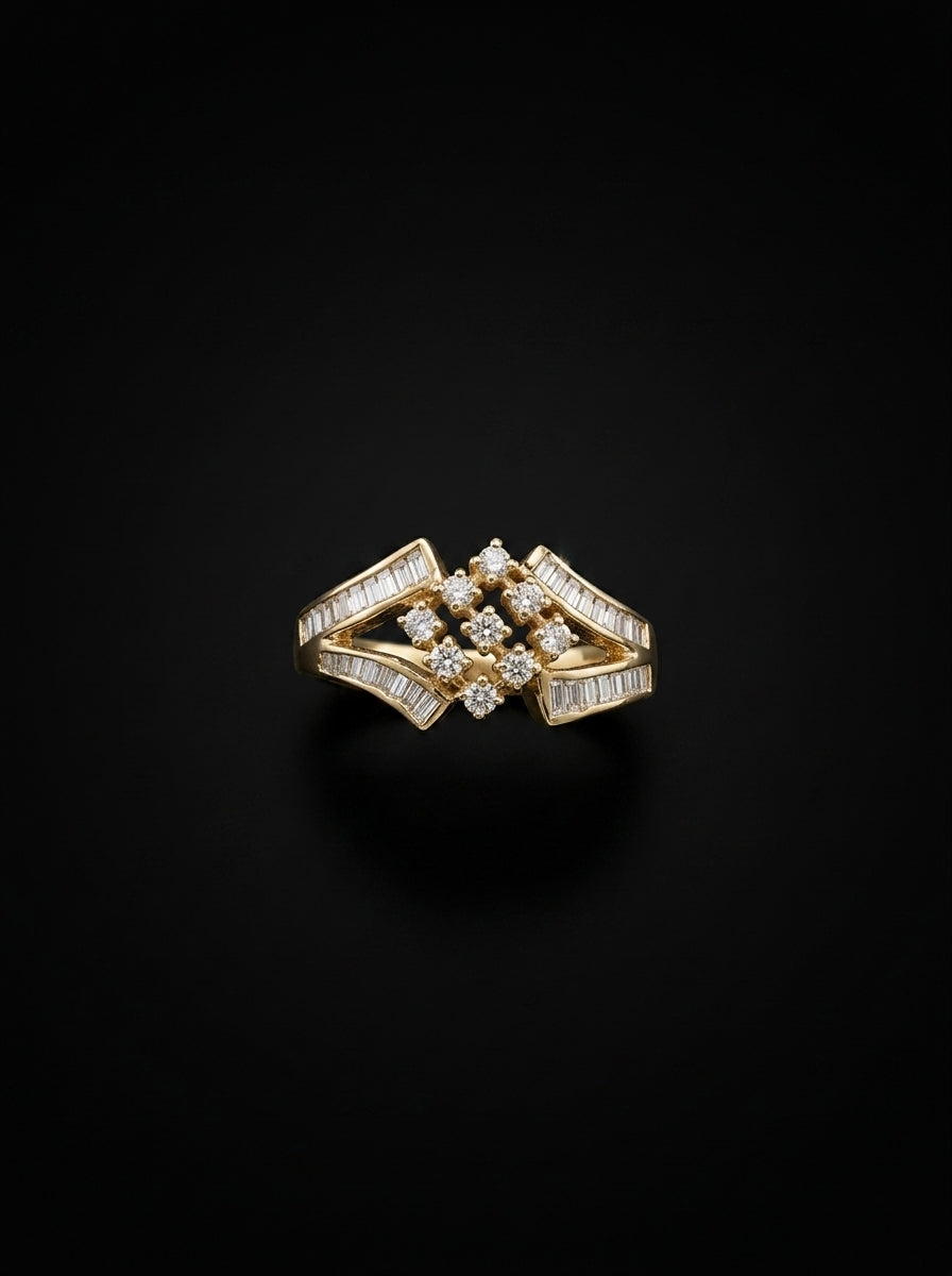 0.5Ct of Ring with the Purity of 14K