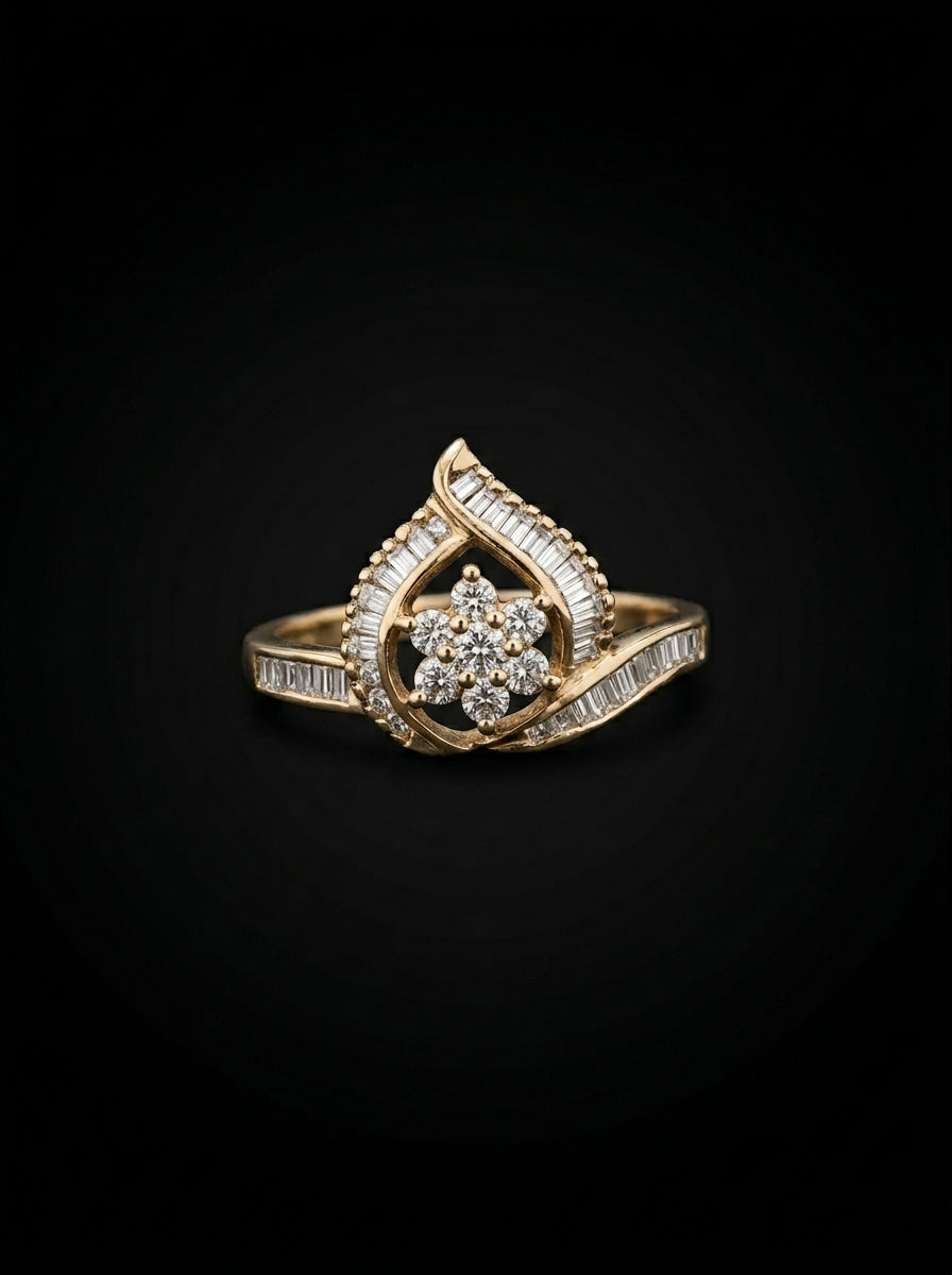 0.56Ct of Ring With the Purity of 18K
