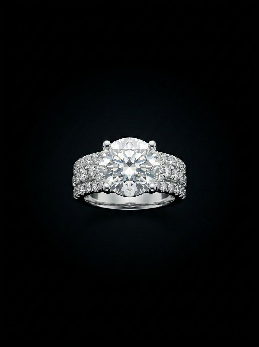 5.8Ct of Ring with the Purity of 18K